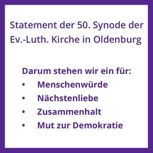 Statement der 50. Synode