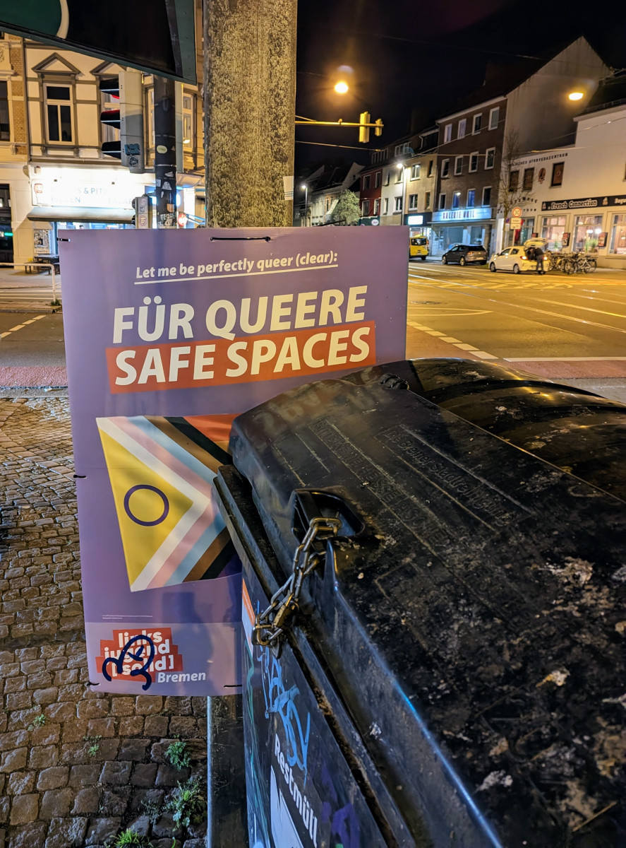 Für Queere safe spaces